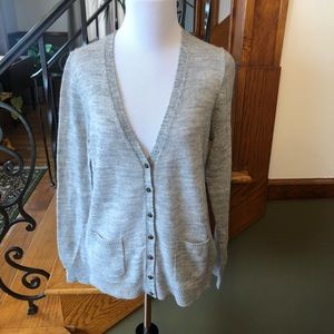 J. Crew Alpaca Wool Blend Cardigan Medium